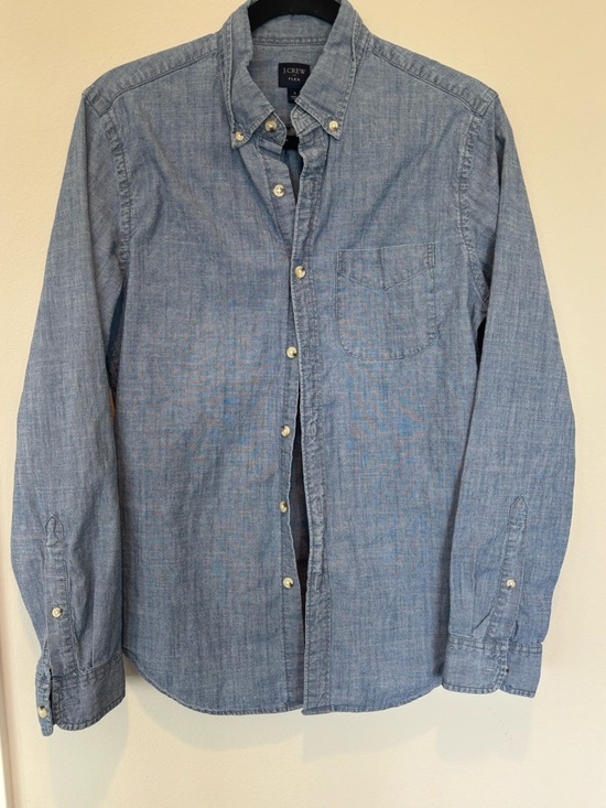 J. Crew Other - J. Crew Men’s Chambray Button-Down Shirt in Light Blue 222